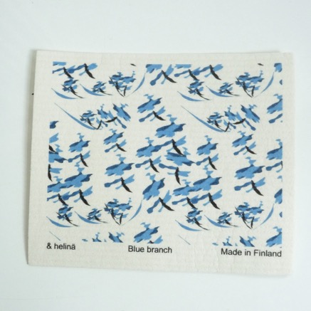 &helinä Tea Towel + Dish Cloth Blue Branch #4.jpg